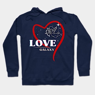 Love Galaxy cupid constellation Hoodie